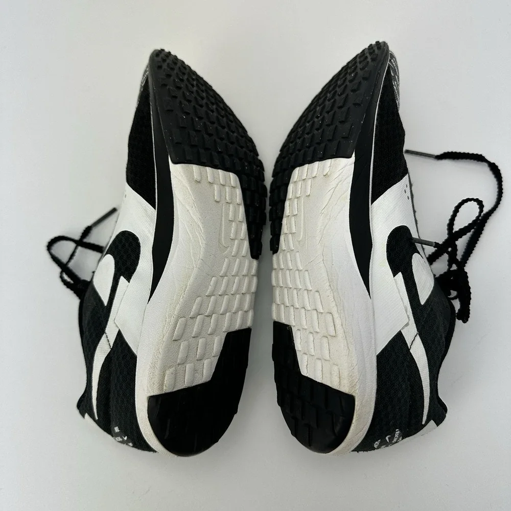 Nike Zoom Rival Waffle 6 Low Black Metallic Silver - DX7998-001 Sz:6 - Picture 6 of 9